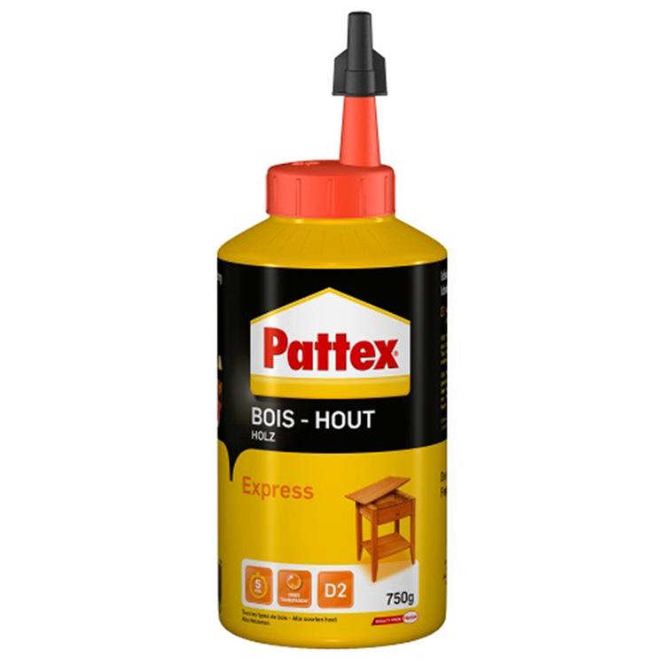 Afbeelding laden in galerijviewer, Pattex houtlijm express 750 g | sneldrogende houtlijm voor alle klussen | houtlijmen voor sterke hechting.
