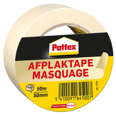 Pattex 1002691 - afplaktape 50mx50mm | 12 stuks