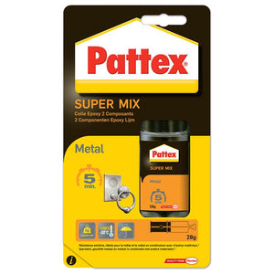 Pattex 1005279 - pat epoxylijm supermix l 25ml | 6 stuks