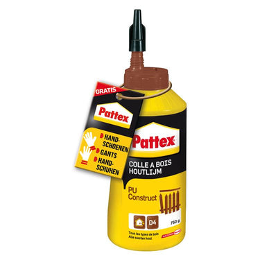 Pattex 1006108 - hout pu construct 750g | 2 stuks