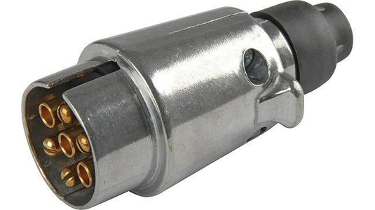Herth+buss stecker plug 7-pol blade terminal connection