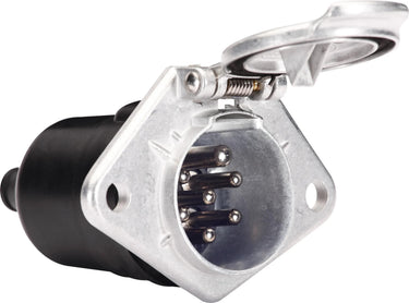Hella stopcontact built-in socket 7pin.24v m.screw connection