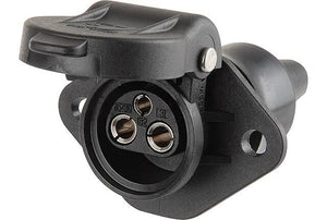Herth+buss steckdose 3-pin socket outlet plastic