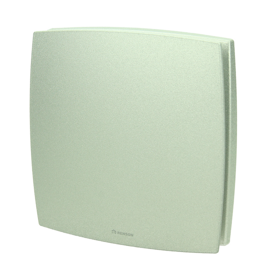 Renson 1069258 - mechanische ventilator cover (9x11-dia 100) 91g (grijs) | 2 stuks