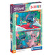 Clementoni - puzzel - 2x20 stukjes - stitch disney - kinderpuzzel - vanaf 3 jaar