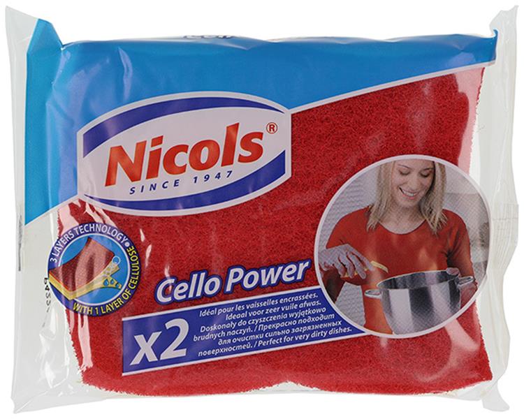 Laden Sie das Bild in Galerie -Viewer, Nicols 1005986 - schuurspons 3laags cello power 2st | 14 stuks
