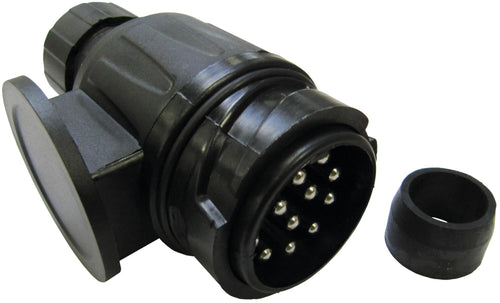 Corexx stekker plug 12 volt 13-pin plastic