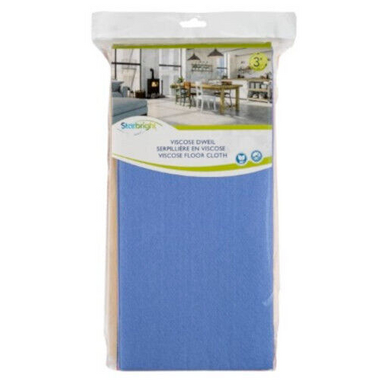 Starbright 1063306 - viscose dweilen 3 stuks 50 x 70cm sb | 5 stuks