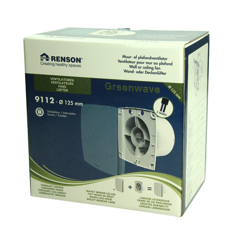 Afbeelding laden in galerijviewer, Renson 1069253 - mech. ventilator standaard 9112 (dia 125) | 2 stuks
