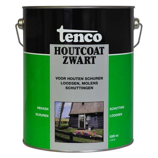 Tenco 1034390 - houtcoat zwart 5l | 1 stuks