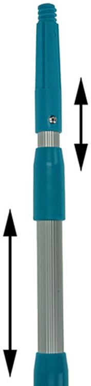 ギャラリービューアに画像をロードする, Moerman 1002396 - telescopische steel alu 2m | 6 stuks
