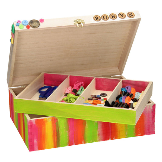 Playwood versier je eigen houten naaikist