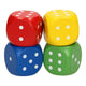 Playwood houten dobbelsteen set groot, 4dlg.