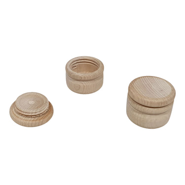 Playwood tandendoosje beukenhout, ø 4,2cm