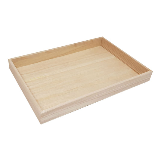Playwood dienblad klein paulownia hout, 24x15,5cm