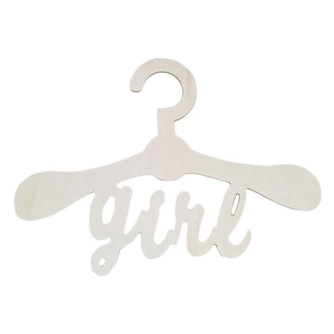 Playwood multiplex houten kinder kledinghanger girl