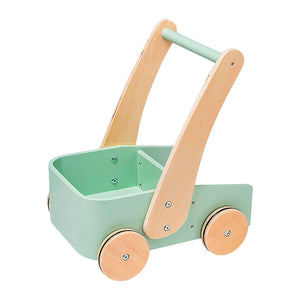 Playwood duwwagen groen loopwagen little walker