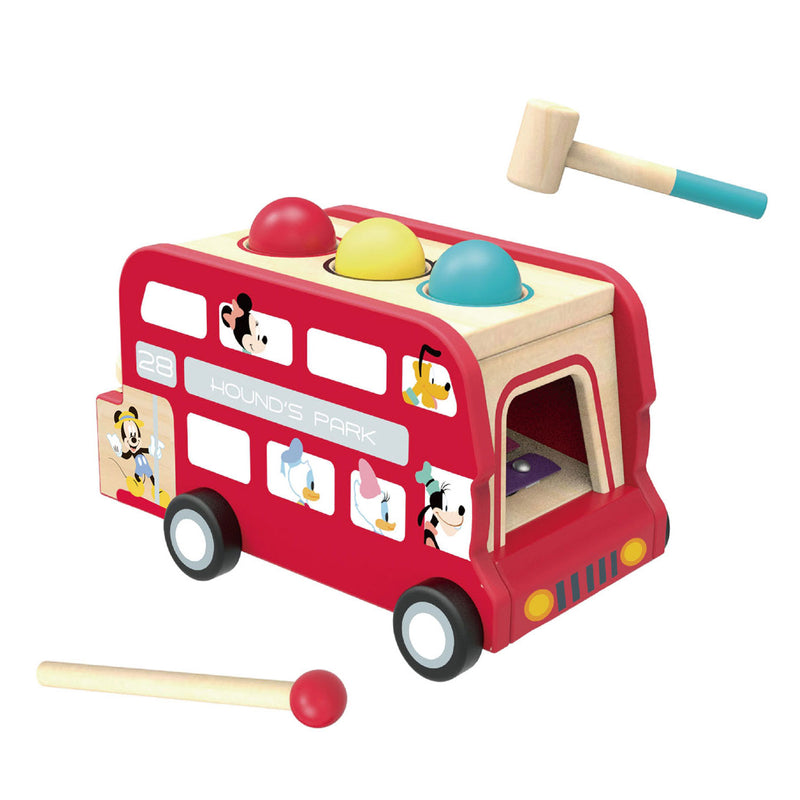 Load image into Gallery viewer, Disney Mickey Mouse Houten Hamerbank en Xylofoon
