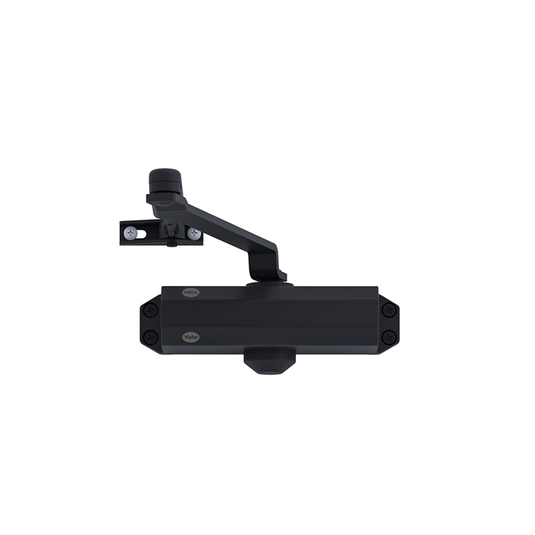 Yale 1067430 - deursluiter zwart kracht 2 3 4 max 1100mm, 80kg | 1 stuks
