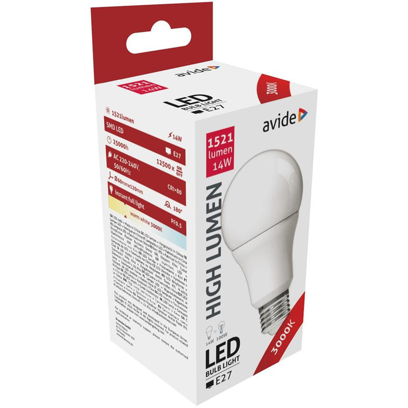 Afbeelding laden in galerijviewer, Avide led globe lamp 14w, e27 fitting 3000 kelvin warmwit 1521 lumen
