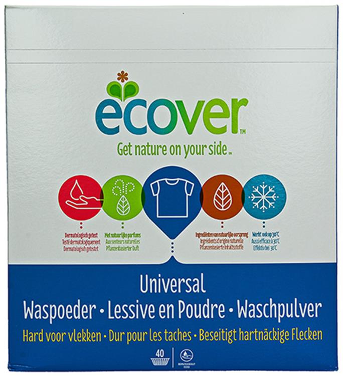 Laden Sie das Bild in Galerie -Viewer, Ecover 1009801 - waspoeder universal 3kg 40 scoops | 3 stuks
