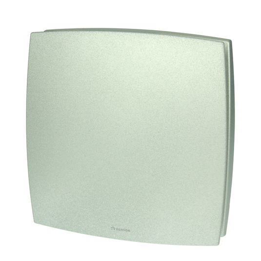 Renson 1069261 - mechanische ventilator cover (9x12-dia 125) 92g (grijs) | 2 stuks