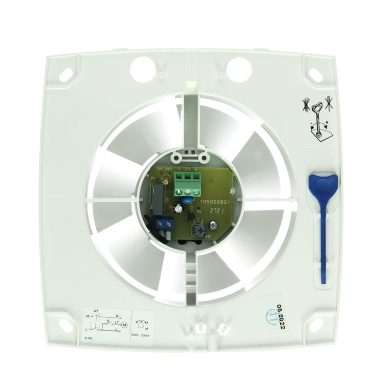 Laden Sie das Bild in Galerie -Viewer, Renson 1069254 - mech. ventilator met timer 9212t (dia 125) | 2 stuks
