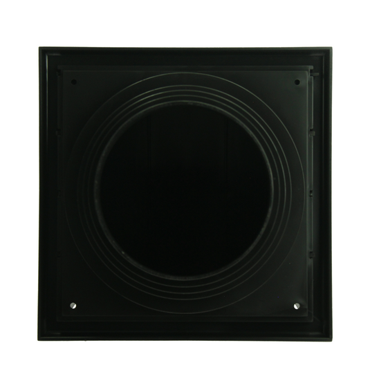 Renson 1069267 - dampkaprooster 1 klep pvc 741 (100-130) str 9005 (zwart) | 2 stuks