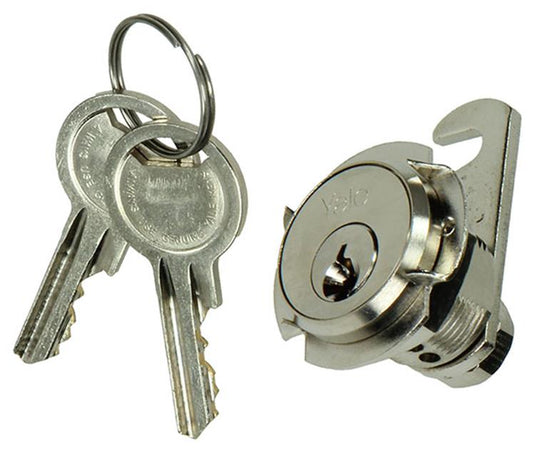 Mack 1015856 - 1 brievenkastslot vernikkeld 16mm | 5 stuks
