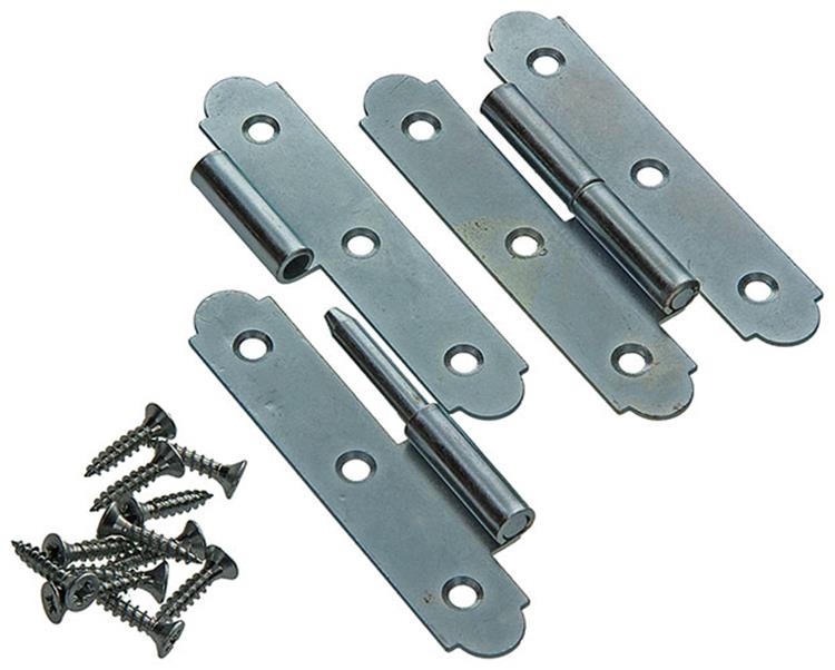 ギャラリービューアに画像をロードする, Mack 1013261 - 2 spaanse paumellen links verzinkt h 100 x b 50 mm | 5 stuks
