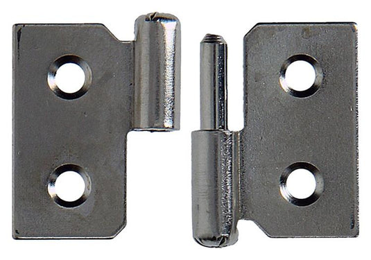 Mack 1013467 - 2 meubelpaumellen rechts vernikkeld h 30 x b 40 mm | 5 stuks