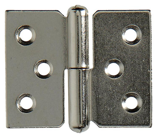 Mack 1013351 - 2 meubelpaumellen rechts vernikkeld h 40 x b 50 mm | 5 stuks