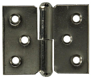 Mack 1013350 - 2 meubelpaumellen links vernikkeld h 40 x b 50 mm | 5 stuks