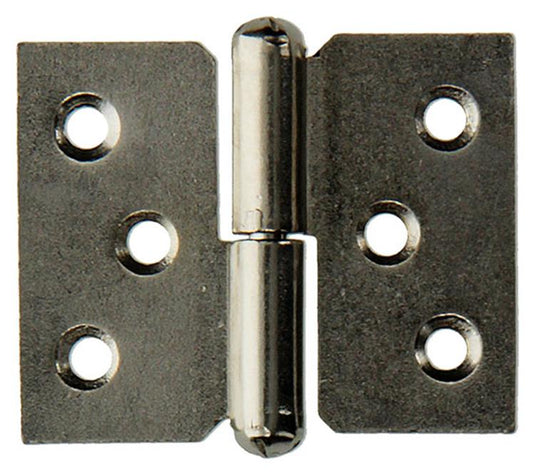 Mack 1013350 - 2 meubelpaumellen links vernikkeld h 40 x b 50 mm | 5 stuks
