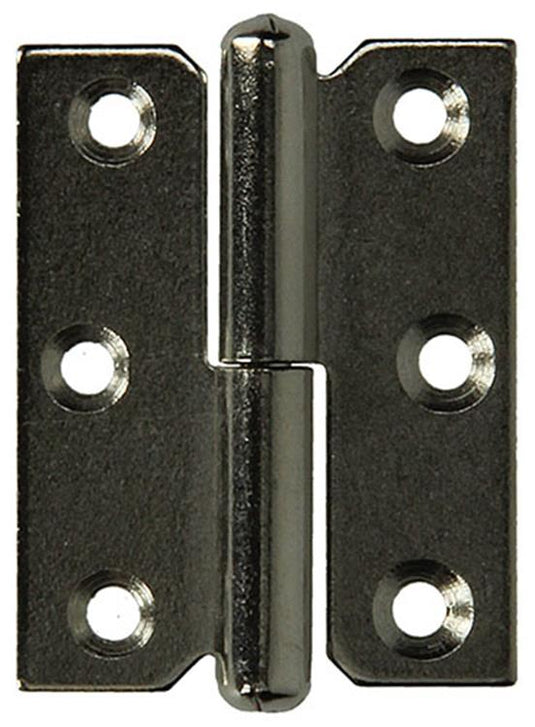 Mack 1013352 - 2 meubelpaumellen links vernikkeld h 50 x b 40 mm | 5 stuks