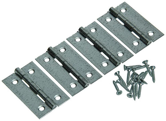 Mack 1013247 - 4 smalle scharnieren verzinkt h 50 x b 30 mm | 5 stuks