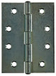 Mack 1013612 - 2 zware scharnieren verzinkt h 100 x b 76 mm | 5 stuks