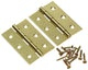 Mack 1013571 - 2 zware scharn. vermessingd h 75 x b 50 mm | 5 stuks