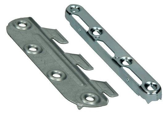 Mack 1013463 - set van 4 ledikanthaken blank 135mm | 5 stuks