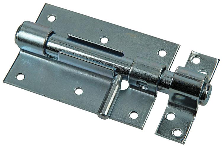 Afbeelding laden in galerijviewer, Mack 1015860 - 1 hangslotgrendel verzinkt 100mm 1018 | 5 stuks
