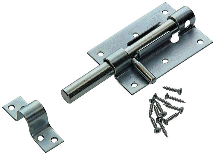 Afbeelding laden in galerijviewer, Mack 1015860 - 1 hangslotgrendel verzinkt 100mm 1018 | 5 stuks

