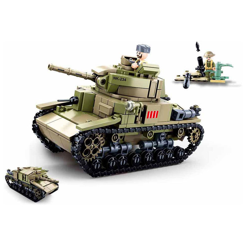 Load image into Gallery viewer, Sluban wwii - italiaanse tank 2in1 - 463dlg.
