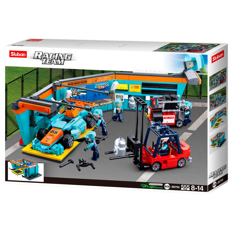 ギャラリービューアに画像をロードする, Sluban racing team - pitstraat
