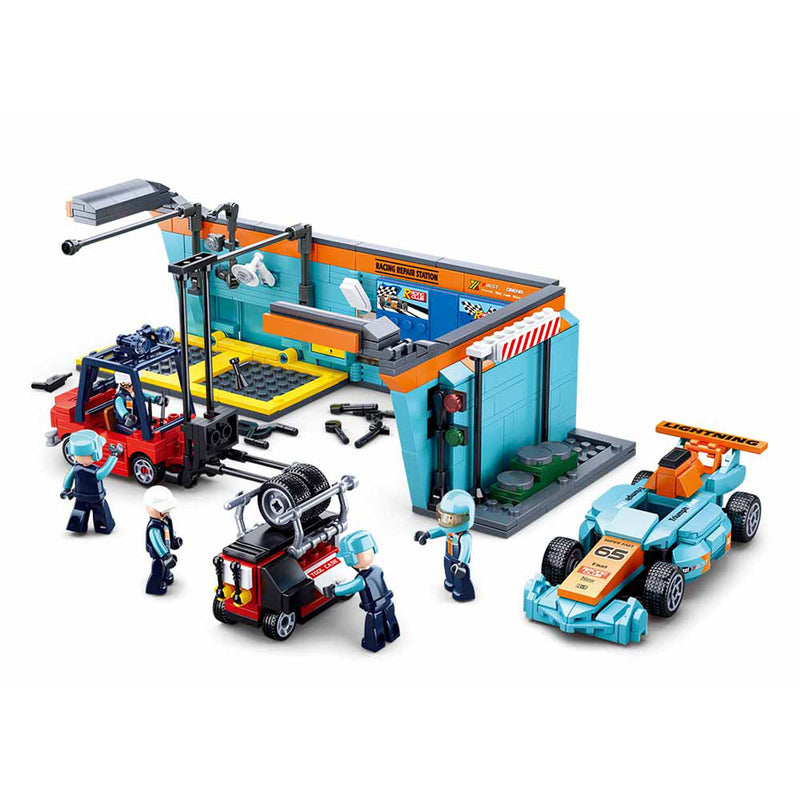 ギャラリービューアに画像をロードする, Sluban racing team - pitstraat
