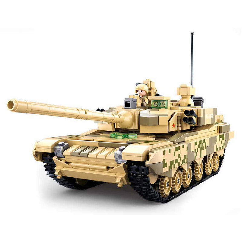 Chargez l'image dans la visionneuse de la galerie, Sluban modelbricks army modern battle tank desert bouwspeelgoed – constructiespeelgoed modelbouw – bouwdoos met 893 bouwstenen – m38-b0790 vanaf 8 jaar
