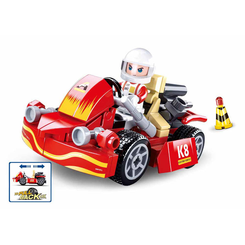 Load image into Gallery viewer, Sluban pull back kart
