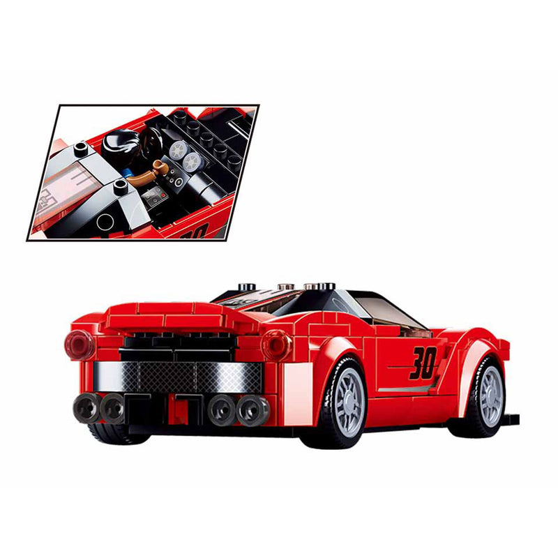 ギャラリービューアに画像をロードする, Sluban italiaanse supercar rood - 262dlg.

