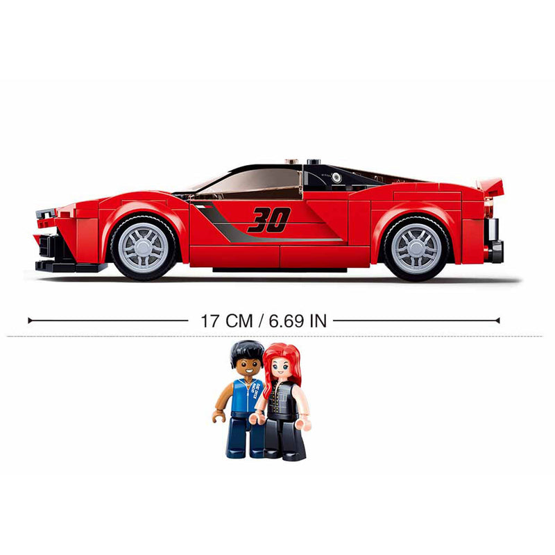 ギャラリービューアに画像をロードする, Sluban italiaanse supercar rood - 262dlg.
