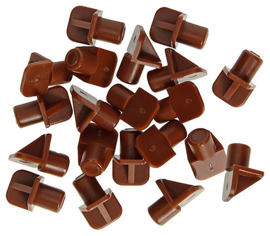 Mack 1015842 - 20 plankdragers kunststof bruin ø 7 mm | 5 stuks