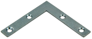 Mack 1013303 - 8 platte winkelhaken verzinkt 60x60x10x2mm | 10 stuks